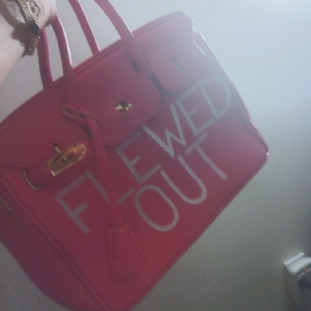 Handpainted satchel